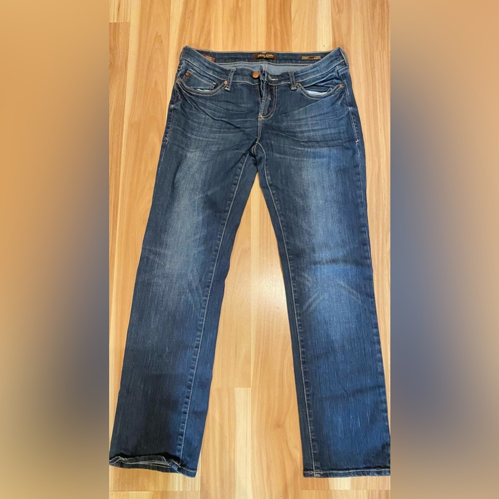 Dear John Cropped Straight Leg Jeans, Size 26 - Picture 3 of 4